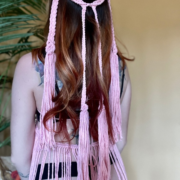Handmade Macramé Corset Rope Dress - Picture 7 of 14